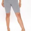 Fashion Nova Gotta Have It Biker Shorts - Grey