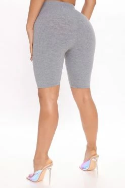 Fashion Nova Gotta Have It Biker Shorts - Grey