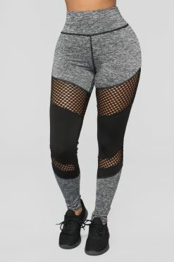 Fashion Nova Krysten Active Leggings - Grey