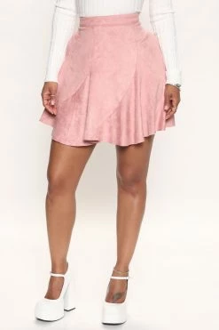 Fashion Nova Skirts & Skorts Tasha A Line Mini Skirt - Blush