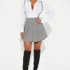 Coupon ๐ฏ Fashion Nova Outsmart You Plaid ๐ Skirtall - Black/White โจ 1 Fashion Nova Outsmart You Plaid Skirtall - Black/White