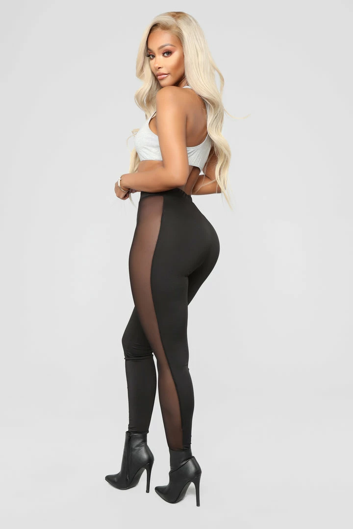 Best Sale ๐ Fashion Nova Celena Mesh Leggings - Black ๐ 9 Fashion Nova Celena Mesh Leggings - Black