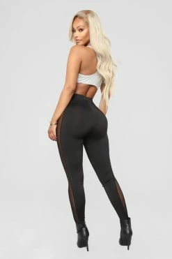 Best Sale ๐ Fashion Nova Celena Mesh Leggings - Black ๐ 26 Fashion Nova Celena Mesh Leggings - Black