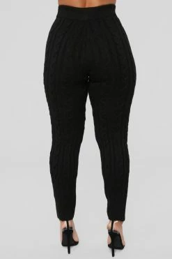 Fashion Nova Meet Me Half Way Leggings - Black