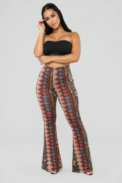 Fashion Nova Eloisia Pants - Blue/combo