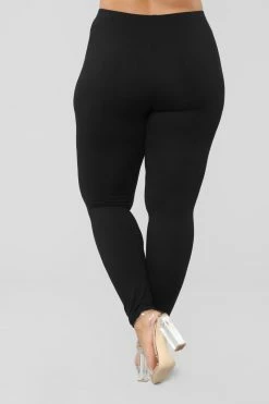 Fashion Nova On The Daily Leggings - Black