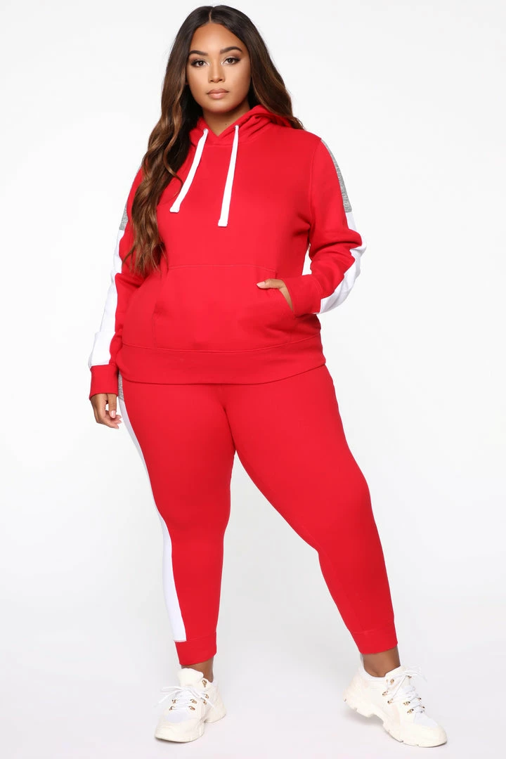 Fashion Nova Pants Analissa Jogger - Red