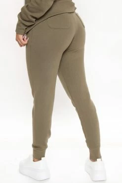 Fashion Nova Relaxed Vibe Joggers - Olive