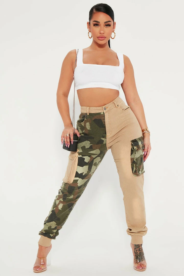 Cheap ๐ Fashion Nova Causing Trouble Cargo Jogger 29 - Khaki/combo ๐ 3 Fashion Nova Causing Trouble Cargo Jogger 29 - Khaki/combo