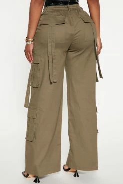 Fashion Nova Kameela Cargo Pants - Olive