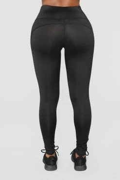 Fashion Nova Like The Way I Work It Leggings - Black