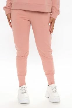 Fashion Nova The New Look Joggers - Mauve Pants