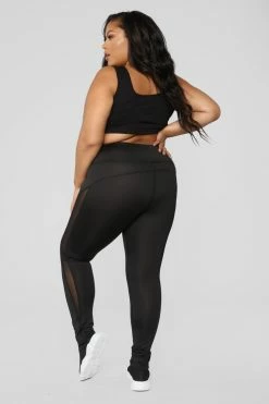 Fashion Nova Like The Way I Work It Leggings - Black
