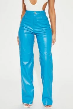 Fashion Nova Sugar Rush Pant 33 - Blue