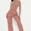 Fashion Nova Killing You Softly Utility Pants 29 - Mauve