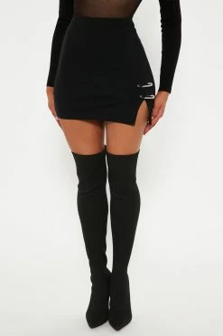 Fashion Nova Jacklynn Mini Skirt - Black Skirts & Skorts