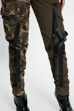 Fashion Nova On Command Cargo Pants - Olive/combo