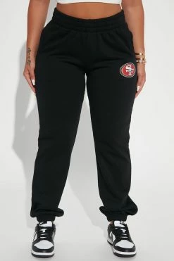 Fashion Nova 49ers Glory Jogger - Black