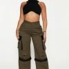 Cheapest ๐ Fashion Nova Carter Cargo Pants - Olive โ๏ธ 2 Fashion Nova Carter Cargo Pants - Olive