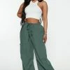 Fashion Nova Pants City Streets Oversized Jogger - Hunter
