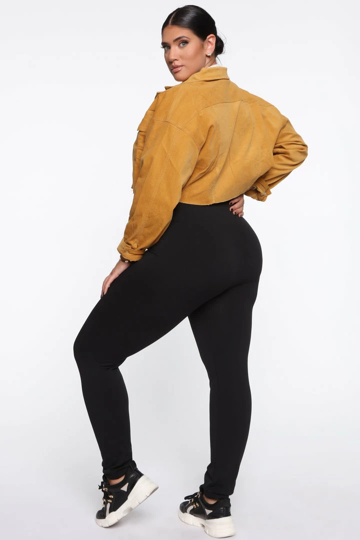 Fashion Nova Smooth It Out High Rise Legging - Black Leggings