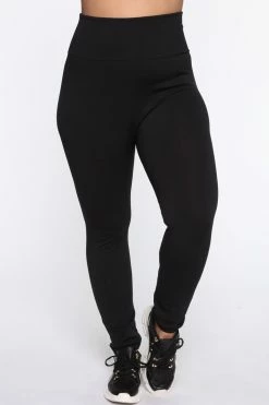 Fashion Nova Smooth It Out High Rise Legging - Black Leggings