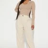 New 👏 Fashion Nova Hailey Trouser Pant - Champagne 🔔 1 Fashion Nova Hailey Trouser Pant - Champagne