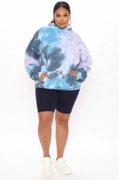 Fashion Nova Natalee Biker Shorts - Navy