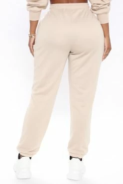 Fashion Nova Pants Big On Comfort Jogger Pant - Sand