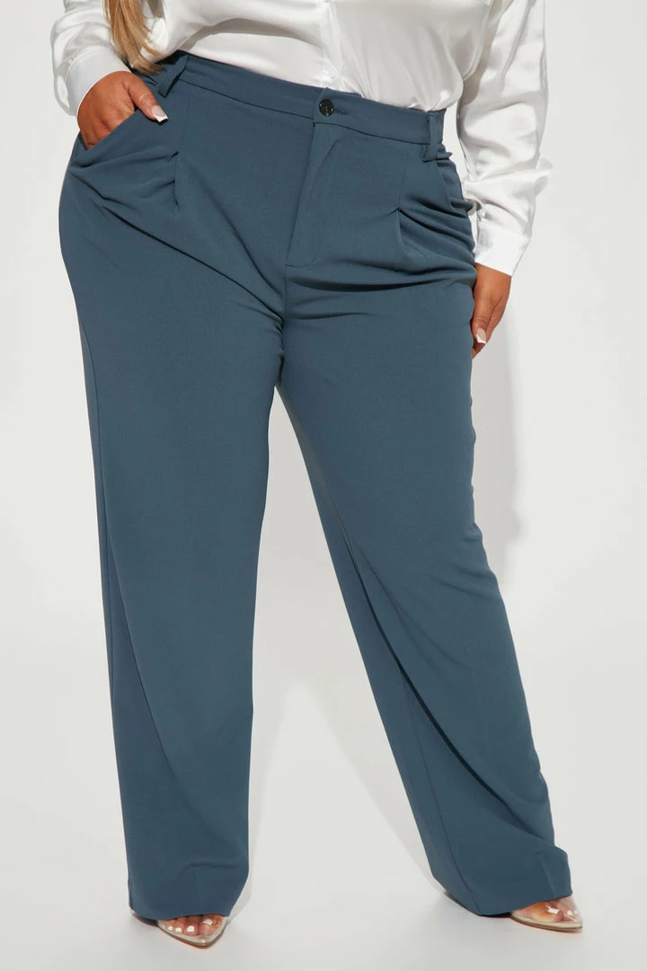 Brand new ๐ Fashion Nova Pants Hailey Trouser Pant - Indigo ๐ 7 Fashion Nova Pants Hailey Trouser Pant - Indigo