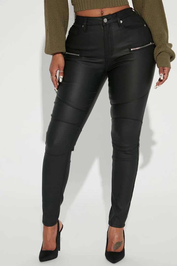 Top 10 π€© Fashion Nova Limelight Skinny Moto Pant - Black Pants π 4 Fashion Nova Limelight Skinny Moto Pant - Black Pants