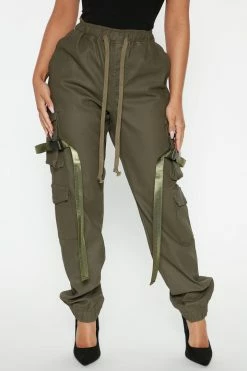 Fashion Nova Most Praised Jogger Pant 30 - Olive Pants