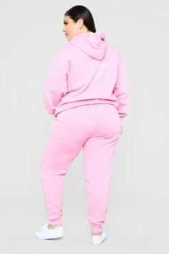 Fashion Nova Sweatpants Stole Your Boyfriend's Oversized Jogger - Pink