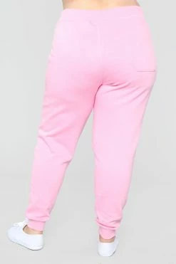 Fashion Nova Sweatpants Stole Your Boyfriend's Oversized Jogger - Pink