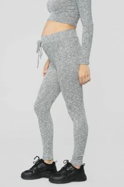 Fashion Nova Wanderlust Leggings - Grey