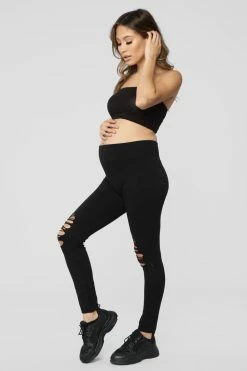 Fashion Nova Take Your Mind Off Leggings - Black