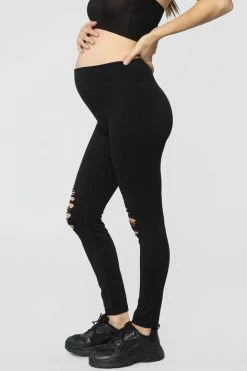 Fashion Nova Take Your Mind Off Leggings - Black