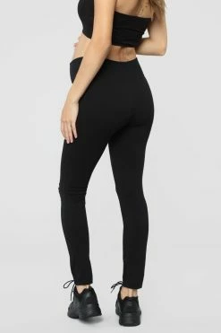 Fashion Nova Take Your Mind Off Leggings - Black