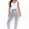 Fashion Nova Pants Ask Me Anything Joggers - Grey