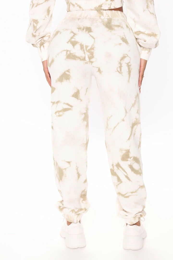 Outlet ✨ Fashion Nova Change With The Seasons Tie Dye Joggers - Taupe/combo 🔔 7 Fashion Nova Change With The Seasons Tie Dye Joggers - Taupe/combo