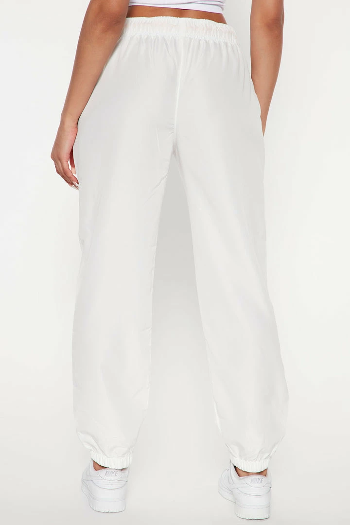 Fashion Nova Pants Outside Adventures Butterfly Joggers - White/combo
