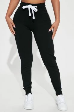Fashion Nova Analissa Jogger - Black Pants