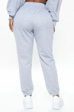 New 🔔 Fashion Nova Big On Comfort Jogger Pant - Heather Grey 🎁 14 Fashion Nova Big On Comfort Jogger Pant - Heather Grey