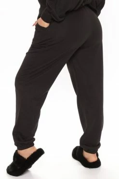Fashion Nova Pants Big On Comfort Jogger Pant - Black