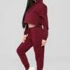 Fashion Nova Pants Latest And Greatest French Terry Jogger - Burgundy