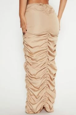 Cheap β€οΈ Fashion Nova Rumor Mill Maxi π Skirt - Khaki π 7 Fashion Nova Rumor Mill Maxi Skirt - Khaki