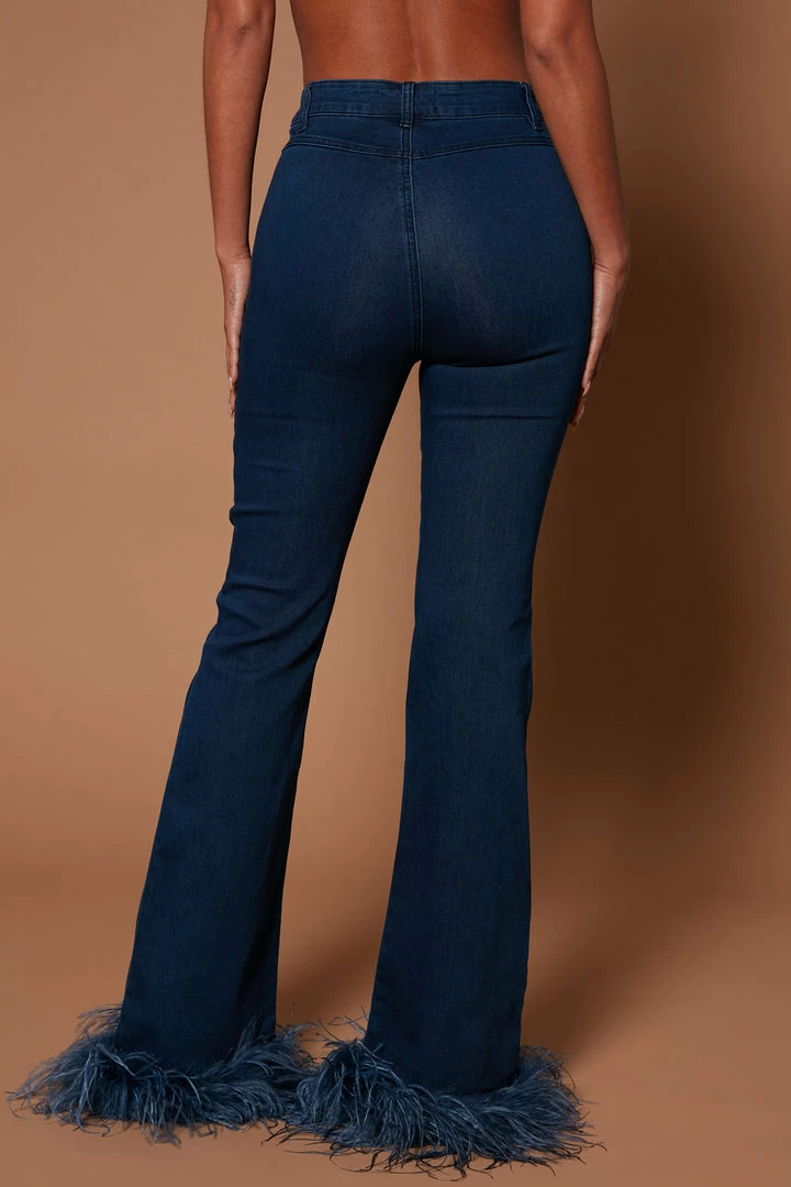 Buy 🛒 Fashion Nova Tali Denim Pant - Dark Wash 🌟 5 Fashion Nova Tali Denim Pant - Dark Wash