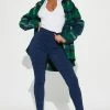 Fashion Nova Pants Everyday Girl Skinny Pant - Navy