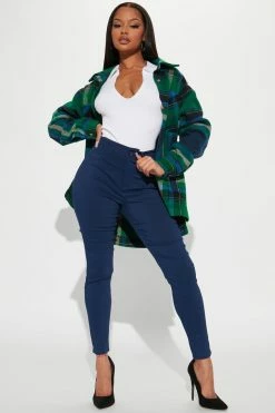 Fashion Nova Pants Everyday Girl Skinny Pant - Navy