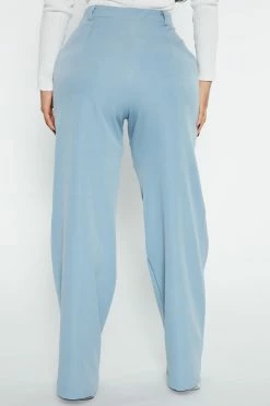 Fashion Nova Pants The Perfect Trouser Pant 32 - Slate Blue